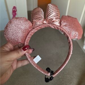 Rose Gold Dog Minnie Ears